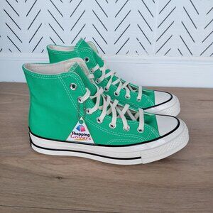 ⭐Converse Chuck Taylor All Star Hi Canvas Sz 5.5 Men Shoes Sneaker Green A08613F